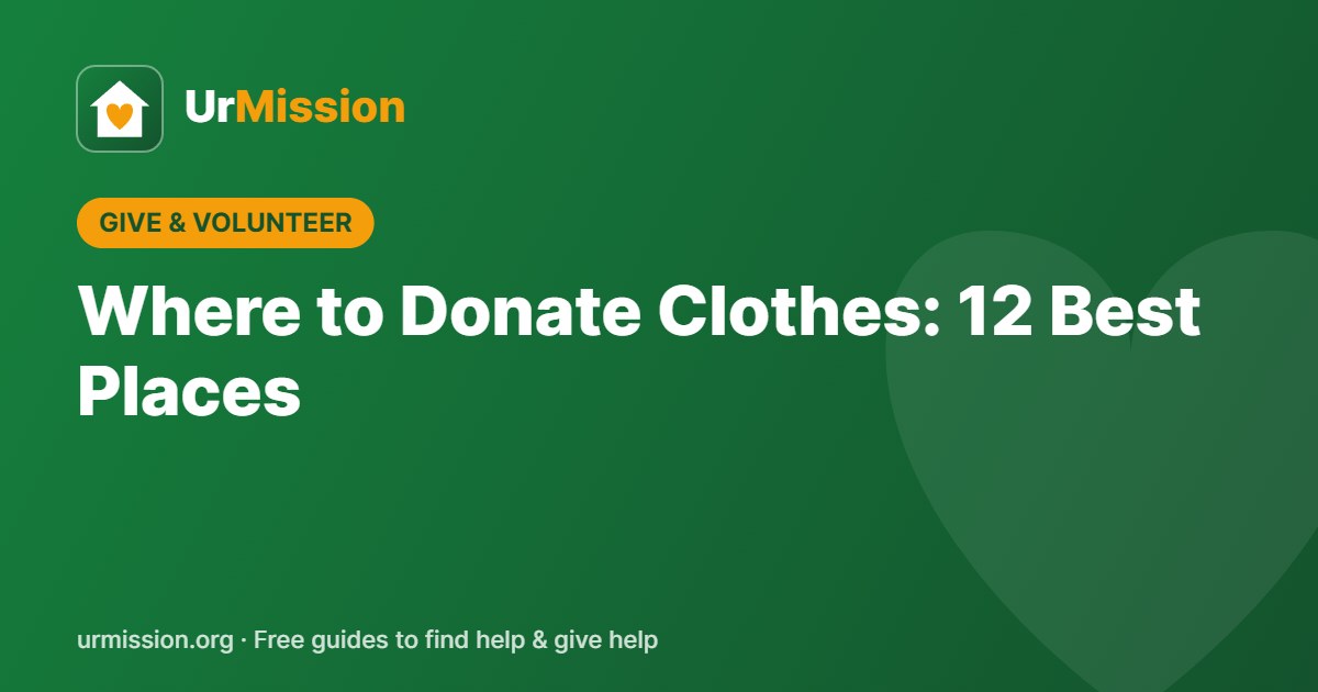 Where to Donate Clothes: 12 Best Places